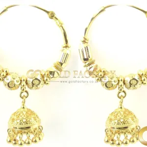 Chumki Hoop Earrings