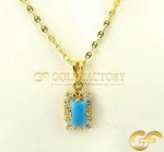 Turquoise Pendant Set & Chain
