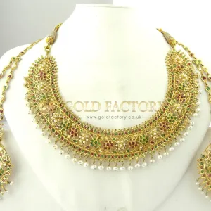 Ruby, Pearl & Emerald Set