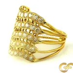 Five Row Swirl Ring