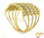 Five Row Swirl Ring