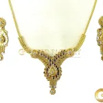 Rhodium Necklace Set