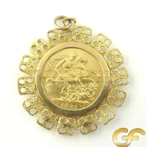 Sovereign Coin Pendant