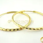 Diamond Cut Hoops