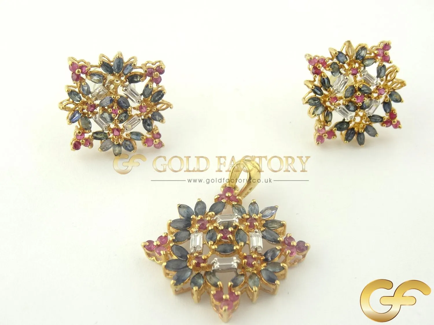 45897962_1 Blue Sapphire and Ruby Pendant Set