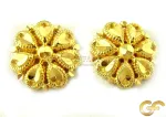 Light Weight Domed Earrings